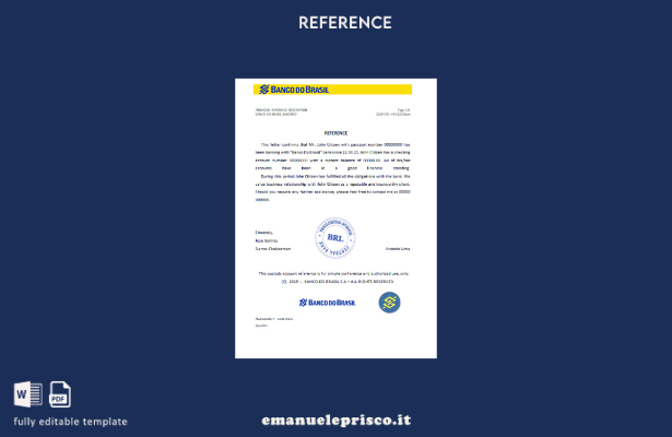 stile verificato Modello di riferimento Brasile Banco do Brasil